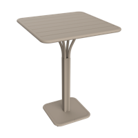 Fermob Luxembourg tuintafel hoog 80x80 cm Nutmeg