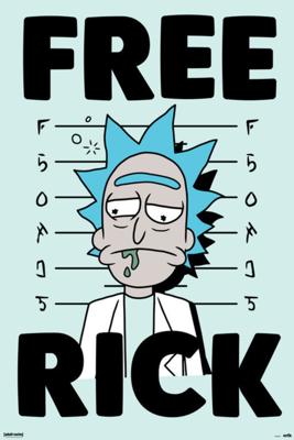 Poster Rick and Morty Free Rick 61x91,5cm