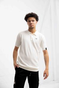 Quotrell Jay Knitted Polo Heren Wit - Maat S - Kleur: Wit | Soccerfanshop