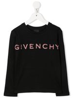 Givenchy Kids t-shirt à logo patchwork - Noir