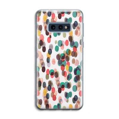 Tropical Dots: Samsung Galaxy S10e Transparant Hoesje