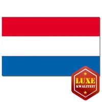 Feestartikelen Luxe vlag Nederland 150 x 225 cm - thumbnail