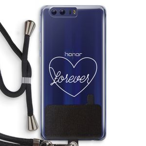 Forever heart pastel: Honor 9 Transparant Hoesje met koord