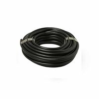 2 x 0,75 mm² rond snoer zwart 5 meter huishoudsnoer VMVL Max 2A 500W