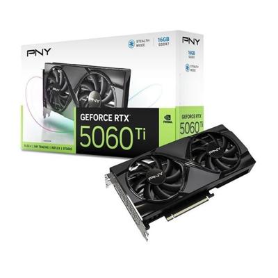 PNY - Grafische kaart - GeForce RTX 5060 Ti - 16 GB - Dual Fan DLSS 4