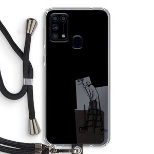 Musketon Painter: Samsung Galaxy M31 Transparant Hoesje met koord