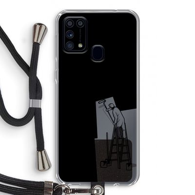 Musketon Painter: Samsung Galaxy M31 Transparant Hoesje met koord