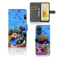 OPPO Reno8 T 4G | Telefoonhoesje | Met pasjeshouder | Vissen