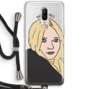 Ashley: OnePlus 6 Transparant Hoesje met koord