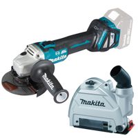 Makita DGA514ZJU1 Haakse accuslijper 125 mm Incl. koffer, Incl. accessoires, Zonder accu 18 V - thumbnail