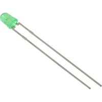 Lite-On LTL-4231NLC Bedrade LED Groen Rond 3 mm 1.1 mcd 60 ° 7 mA 1.9 V