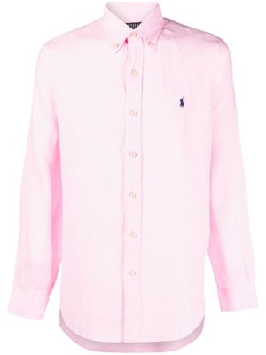 Polo Ralph Lauren chemise Polo Pony à boutonnière - Rose