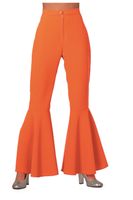 Hippie broek oranje dames
