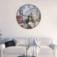 Wandklok vintage stijl 60 cm Marilyn Monroe
