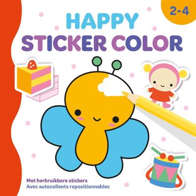 Happy Sticker Color (2-4 j.) / Happy Sticker Color (2-4a.) (Paperback)