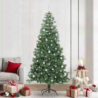 VidaXL Kerstboom met 300 led met standaard groen 240 cm pvc