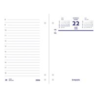 Omlegblok 2026 Brepols 1dag/2pagina's universele ponsing