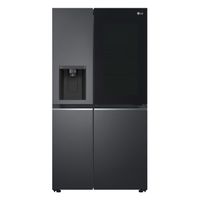 LG InstaView GSXV81MCLE amerikaanse koelkast Vrijstaand 635 l E Zwart - thumbnail