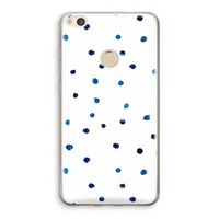 Blauwe stippen: Huawei Ascend P8 Lite (2017) Transparant Hoesje