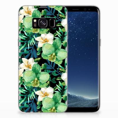 Samsung Galaxy S8 | TPU Case | Orchidee Groen
