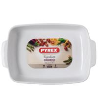 Pyrex signature ovenschaal 25x19x7cm wit