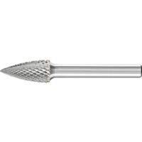 PFERD TOOLS 21000096 Freesstift Spitsboog Lengte 60 mm Afmeting, Ø 10 mm Werklengte 20 mm Schachtdiameter 6 mm