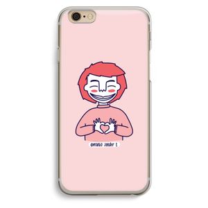 Hartje: iPhone 6 / 6S Transparant Hoesje
