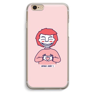 Hartje: iPhone 6 / 6S Transparant Hoesje