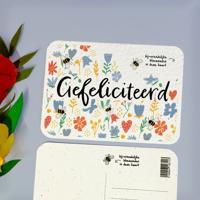 BLOOM your message Bloeikaart - Gefeliciteerd