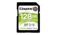 Kingston Canvas Select Plus SDXC 128GB SD-Kaart Zwart