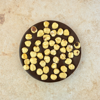 Choco rondo puur/hazelnoot 200 gram