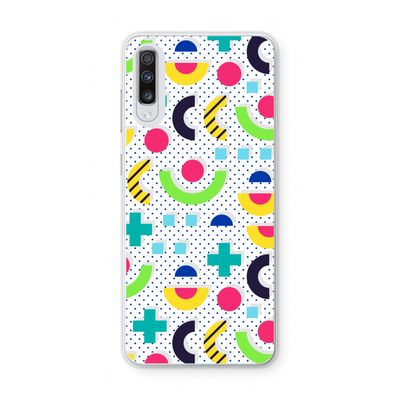 8-bit N°1: Samsung Galaxy A70 Transparant Hoesje