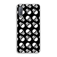 Musketon Skulls: Samsung Galaxy A7 (2018) Transparant Hoesje