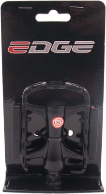 Edge pedaalset mtb low profile met polish zijkant aluminium zwart