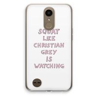 Christian Grey: LG K10 (2017) Transparant Hoesje