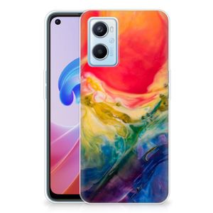 Hoesje maken OPPO A96 | OPPO A76 Watercolor Dark