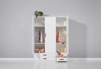 CoolKids 3-deurs kledingkast met 4 laden