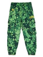 DSQUARED2 KIDS pantalon cargo à imprimé camouflage - Vert