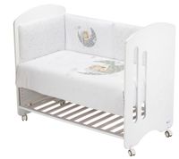 bedtextielset beer junior katoen wit 3-delig