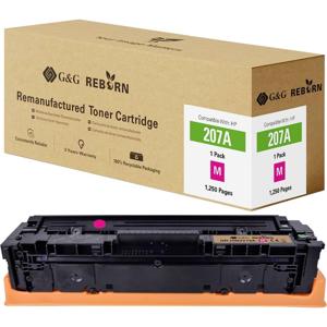 G&G Toner vervangt HP 207A Compatibel Magenta 1250 bladzijden Reborn remanufactured 21284