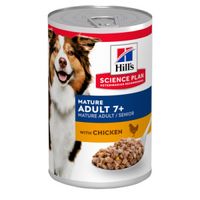 Hill&apos;s Mature Adult 7+ nat hondenvoer met kip blik 2 trays (24 x 370 g)