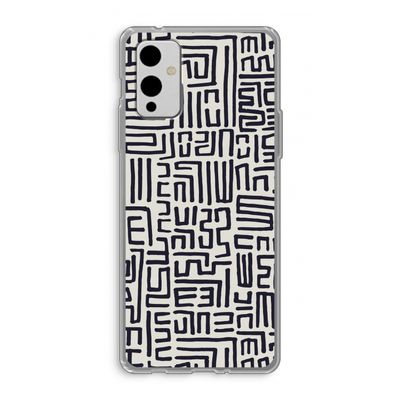Moroccan Print: OnePlus 9 Transparant Hoesje