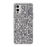 Moroccan Print: OnePlus 9 Transparant Hoesje