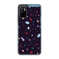 Dark Rounded Terrazzo: Xiaomi Poco M3 Pro 5G Transparant Hoesje
