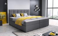 ACTIE Opberg Boxspring 140 x 200 Antraciet - Glory