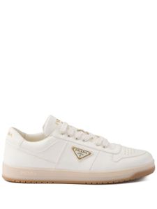 Prada Downtown leather sneakers - Tons neutres