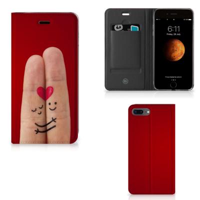 Apple iPhone 7 Plus | 8 Plus Hippe | Standcase | Liefde - Origineel Romantisch Cadeau