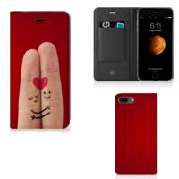 Apple iPhone 7 Plus | 8 Plus Hippe | Standcase | Liefde - Origineel Romantisch Cadeau
