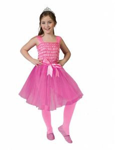 Roze Prinsessenjurk kind met strik