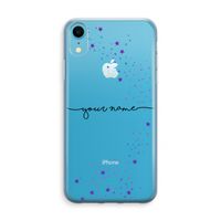 Sterren: iPhone XR Transparant Hoesje